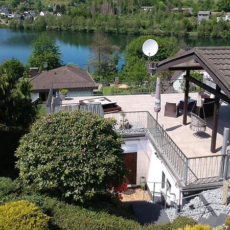 Exklusive Ferienwohnung 'Agger-Blick' Mit Grosser Seeblick-Terrasse & Sauna Gummersbach Kültér fotó