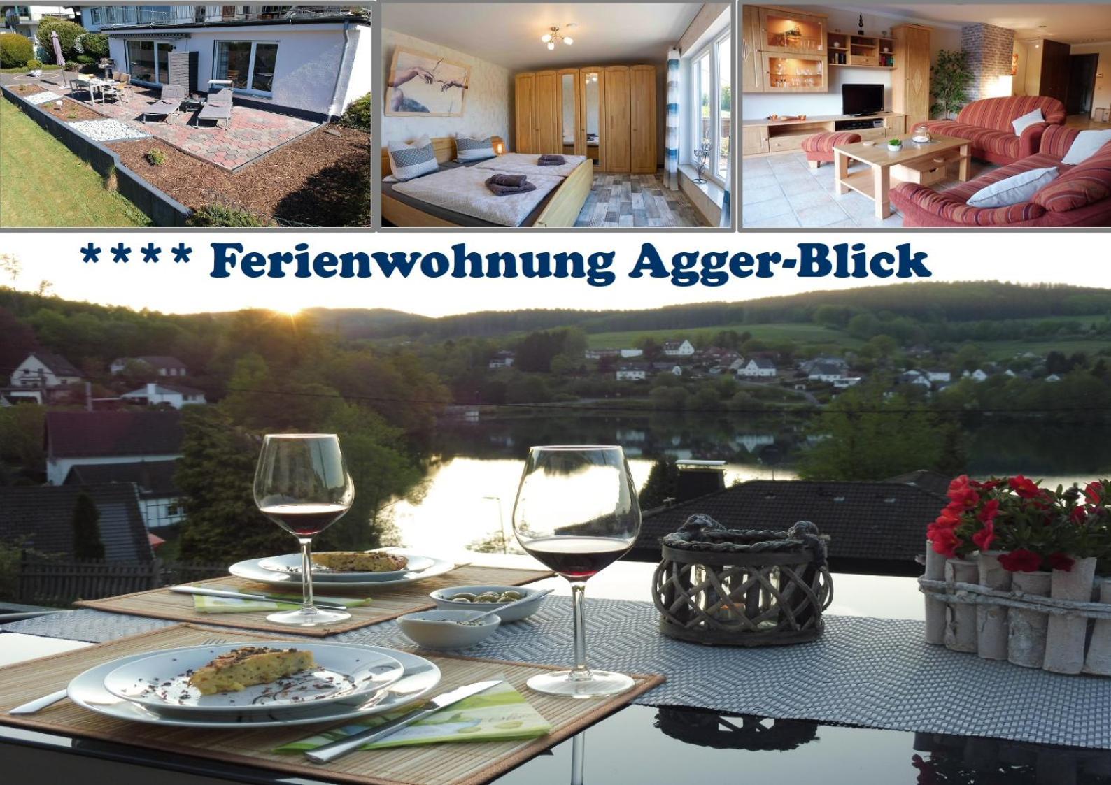 Exklusive Ferienwohnung 'Agger-Blick' Mit Grosser Seeblick-Terrasse & Sauna Gummersbach Kültér fotó